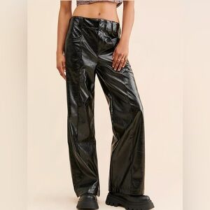 Free People Star-Crossed Lovers Vegan Leather Pants